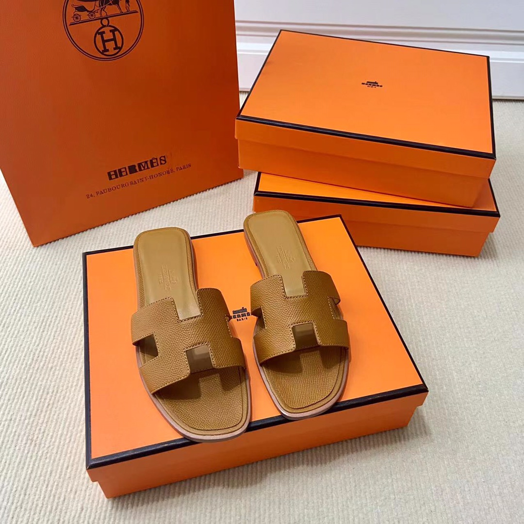 에르메스 올수공 오란 슬리퍼 샌들 앱송 38